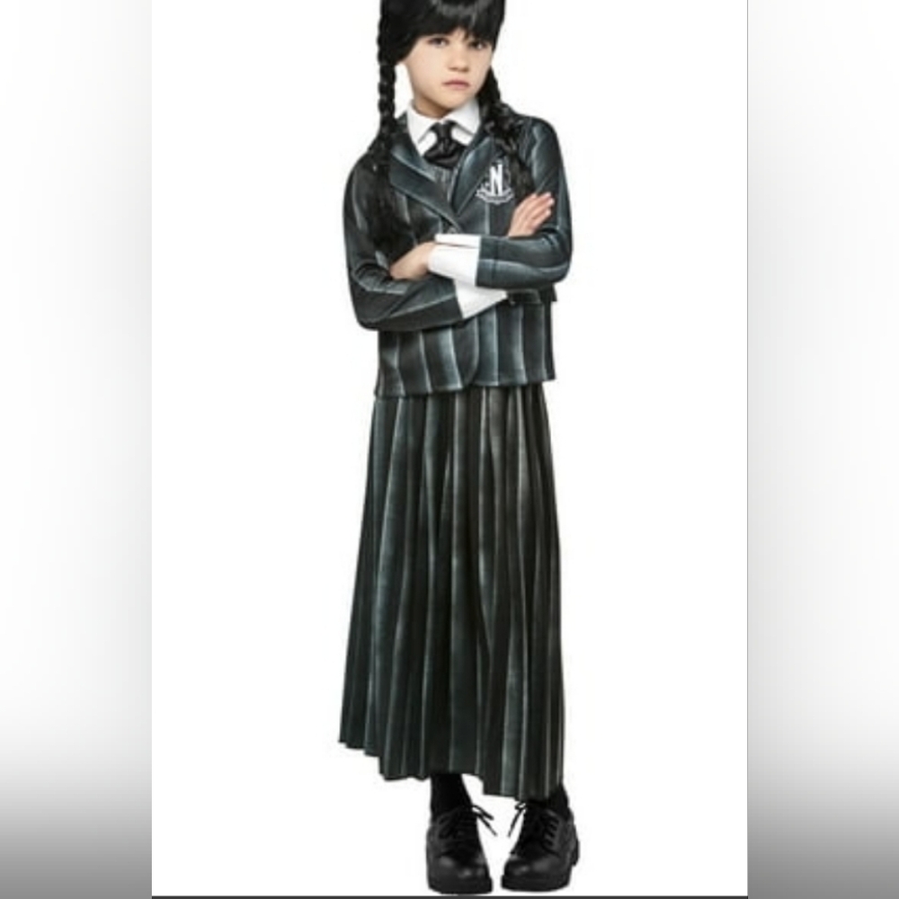 NWT child's Wednesday Addams costume sz. Small 6